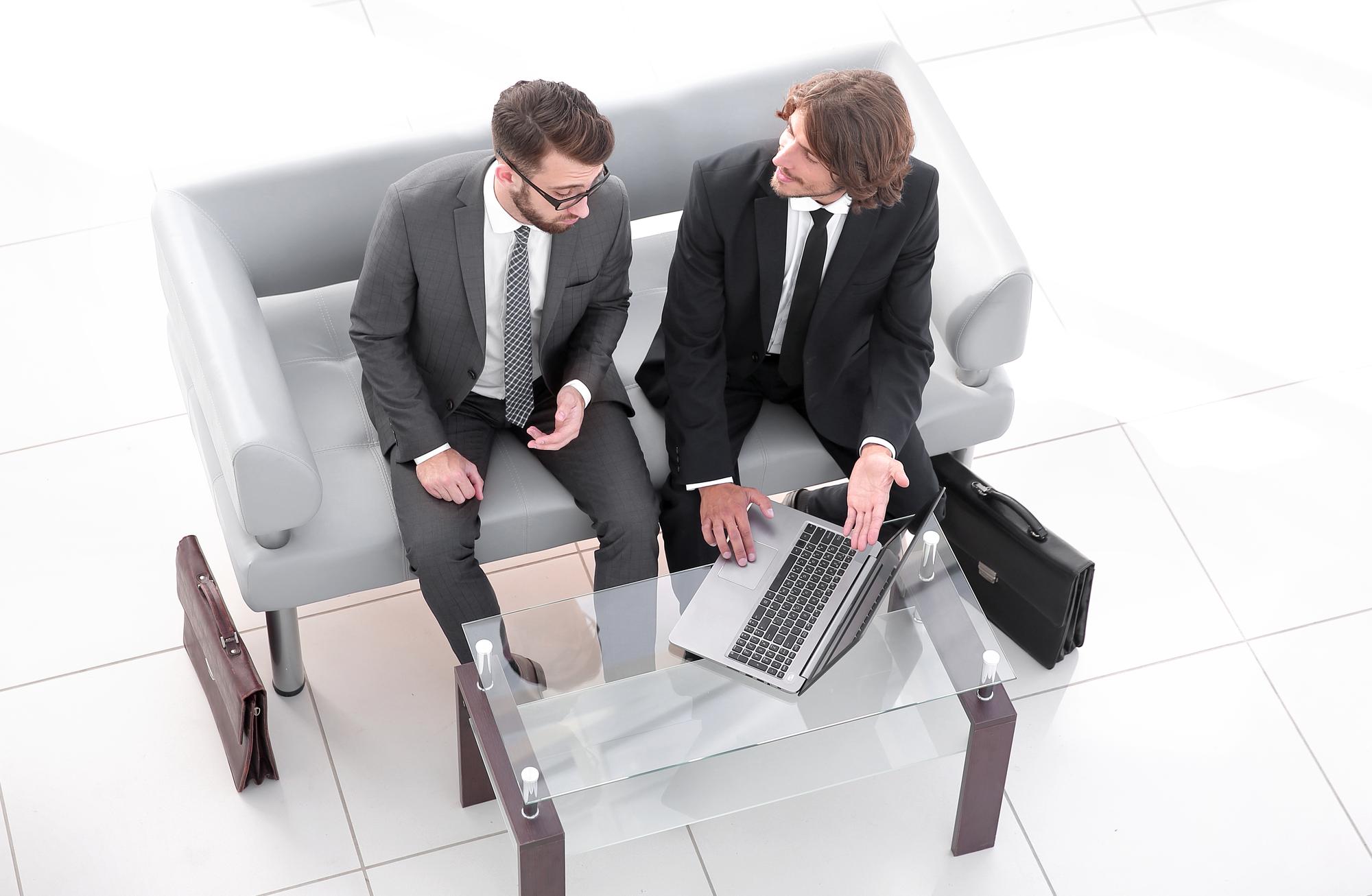 consultation meeting in elegant office